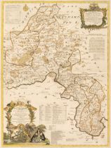Oxfordshire. Kitchin (Thomas). A New Improved Map of Oxfordshire..., circa 1765