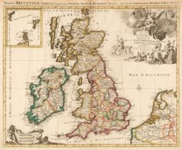 British Isles. Jaillot (Alexis Hubert), Les Isles Britannique..., [1695]