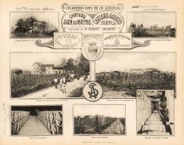 Guillier (Henry). Les Vins de la Gironde, Bordeaux: J. Calvert, [1908]