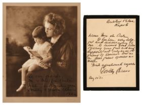 Caruso, Dorothy (1893 -1955), Autograph Letter Signed, ‘Dorothy Caruso’, 1921