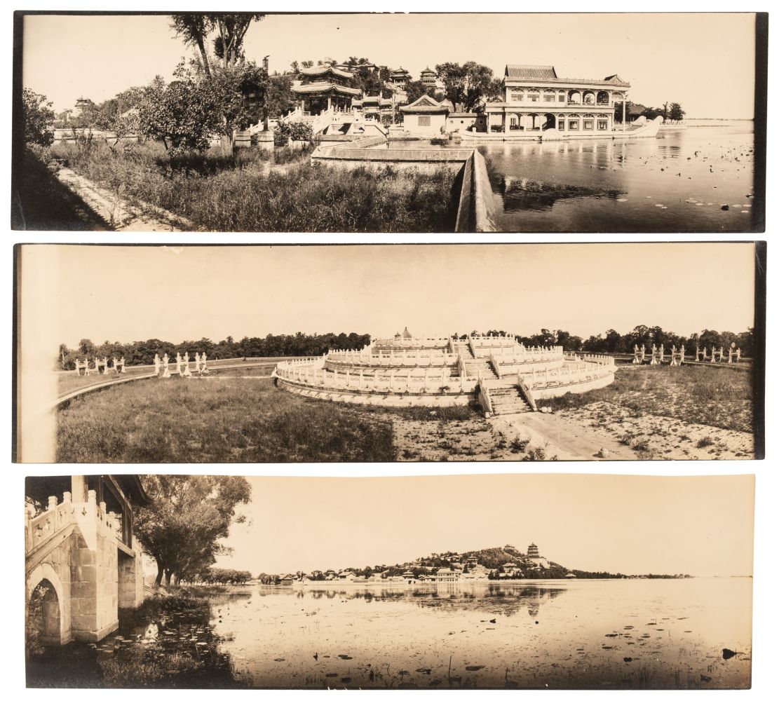 China. A group of 6 panoramic photographs of Peking, c. 1910-1920