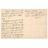 Wellesley (Arthur, 1769-1852), Autograph Letter Signed, 'Wellington', London, 23 December 1828