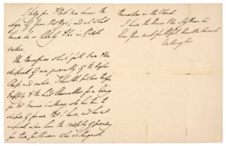 Wellesley (Arthur, 1769-1852), Autograph Letter Signed, 'Wellington', London, 23 December 1828