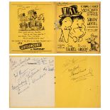 Laurel (Stan, 1890-1965 & Hardy, Oliver, 1892-1957), A signed programme, 1947
