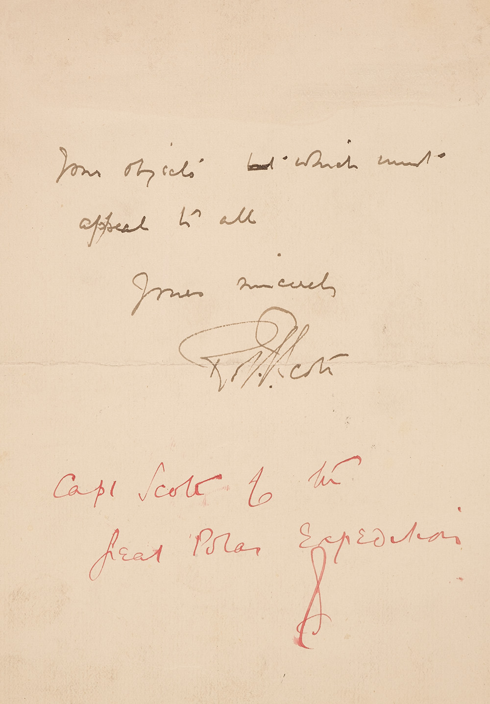 Scott (Robert Falcon, 1868-1912). Autograph Letter Signed, 'Robt. F. Scott', 1905 - Image 2 of 2