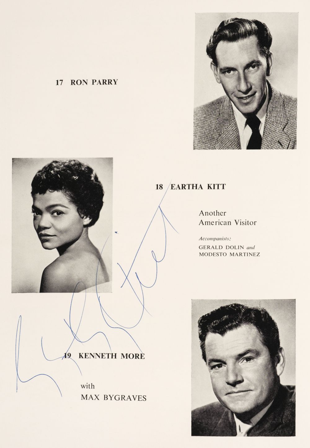 Royal Variety Performance multi-signed programmes, 1951-60 - Image 3 of 4