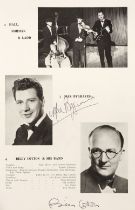 Royal Variety Performance multi-signed programmes, 1945-50