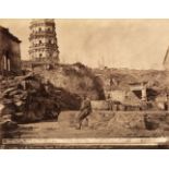 China. Garden on Tsu-Chin Pagoda Hill, 5 miles from Soochow, by Henry Cammidge, c. 1865