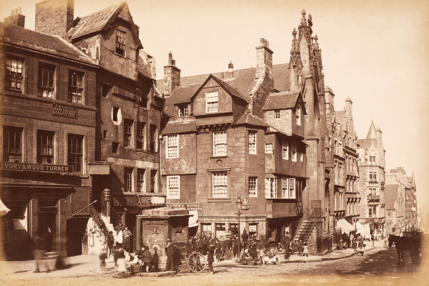 Edinburgh. An album containing 20 mounted albumen print photographs, c. 1880