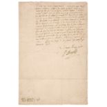 Cecil (William, 1520-1598), 1st Baron Burghley. Letter Signed as Lord Treasurer, ‘W. Burghley’