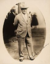 La Guardia (Fiorello, 1882-1947). Signed Photograph, 'F. LaGuardia', c. 1930s,