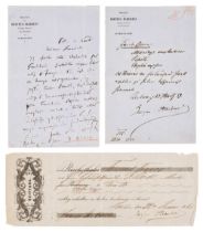 Offenbach (Jacques, 1819-1880). Autograph Letter Signed, 'Jacques Offenbach', 1 August, no year