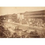 China. Shanghai, looking across Yang King Pong Street into the French Concession, c. 1870