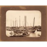 China. Two albumen print photographs, c. 1870