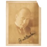 Mussolini (Benito Amilcare Andrea, 1883-1945), Signed Photograph, ‘Benito Mussolini’, c. 1930