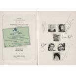 Royal Variety Performance Programme, 19th July 1990, multi-signed