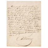 Dumas (Alexandre, père, 1802-1870), Autograph Note Signed, ‘Ale. Dumas’, no place, no date