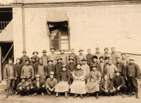 China. A group of 35 photographs of Shanghai and US military interest, 1920s