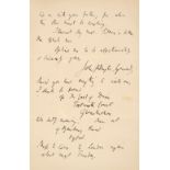 Symonds, John Addington (1840-1893), Autograph Letter Signed, ‘John Addington Symonds’