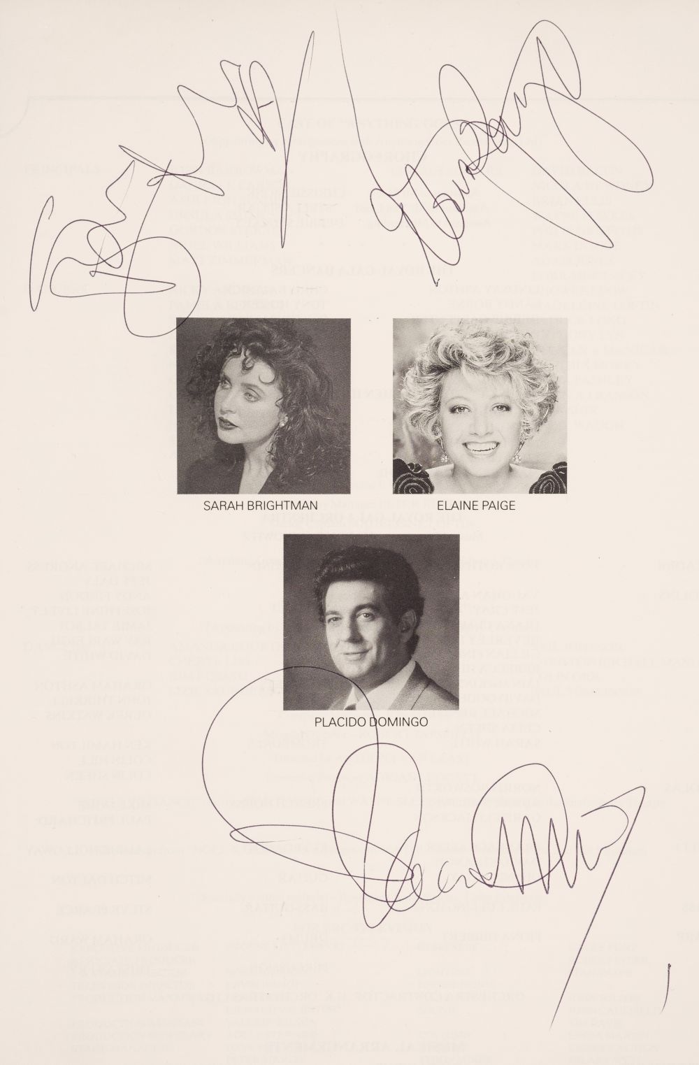 Royal Variety Performance multi-signed programmes, 1982-1990 - Image 2 of 2