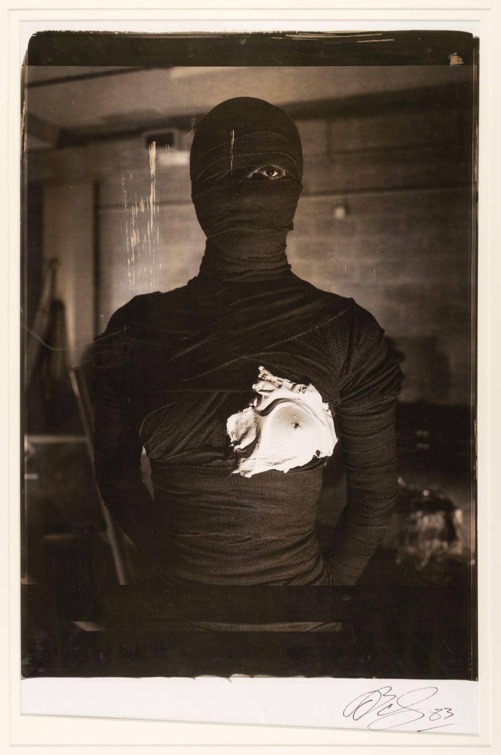 Bailey (David, born 1938). Masked Figure, Bradford, 1983