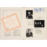 Royal Variety Performance programme, 1963, signed by the Beatles