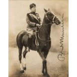 Mussolini (Benito, 1883-1945). Signed Photograph, 'Benito Mussolini', c. 1930s