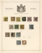 Stamps. Vintage European Countries Collection, in a 1922 Schaubek printed album