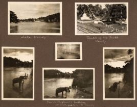 Hawaii. An album containing approximately 140 photographs of Hawaii, California, Vancouver and