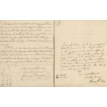 Amyand (Claudius, 1718-1774), Archive of approximately 300 Autograph Letters Signed from