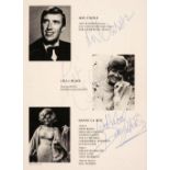 Royal Variety Performance multi-signed programmes, 1966-73