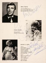 Royal Variety Performance multi-signed programmes, 1966-73