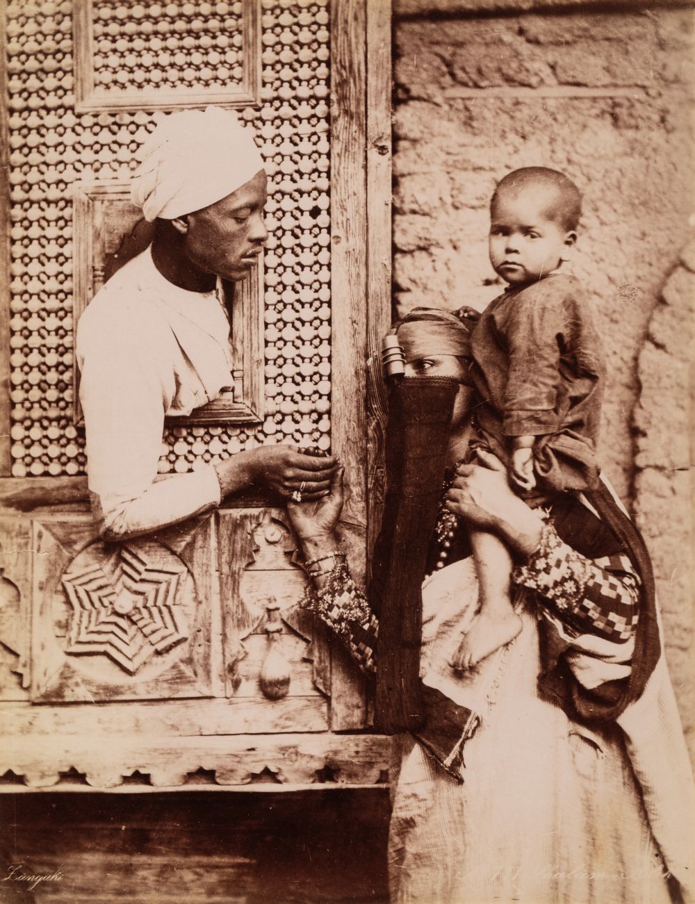 Egypt. A group of 33 photographs of Egyptian scenes and people, c. 1880s