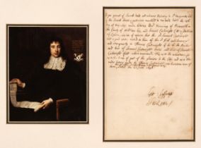 Jeffreys (George, 1645-1689), Document Signed, ‘Geo: Jeffreys’ and countersigned, 1676