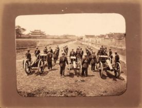 China. Artillery belonging to the Ningpo Contingent, by Henry Cammidge