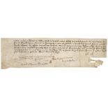 Essex Deeds. A group of 12 assorted vellum deeds