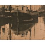 Coburn (Alvin Langdon, 1882-1966). Canal in Rotterdam, 1908, photogravure
