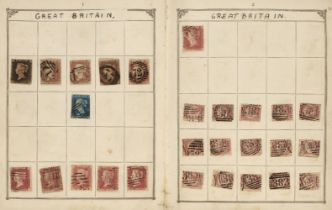 Stamps. An 1895 Lincoln Album, with some later additions