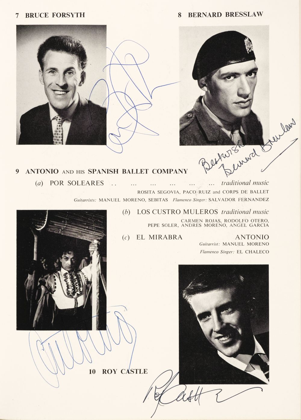 Royal Variety Performance multi-signed programmes, 1951-60 - Image 2 of 4
