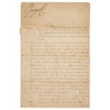 George III (1738-1820). Document Signed, 'George R', as King, 7 May 1800