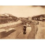 China. Waterway leading into Chinese interior, Shanghai, c. 1870