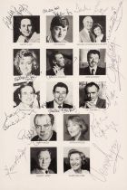 Royal Variety Performance multi-signed programmes, 1982-1990