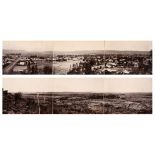 South Africa. A group of 37 photographs and two three-part panoramas, c. 1900