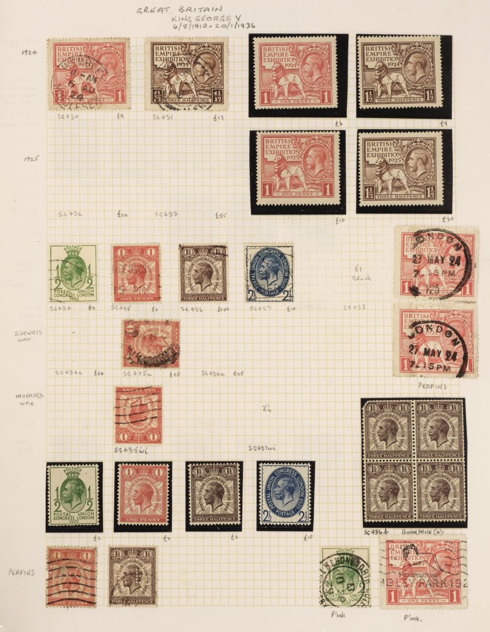 Stamps. Great Britain Collection, 1840-2000