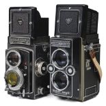 Rolleicord Va Model K3E Type 2 and Rollei Magic I TLR 6x6cm medium format film cameras