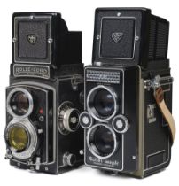 Rolleicord Va Model K3E Type 2 and Rollei Magic I TLR 6x6cm medium format film cameras