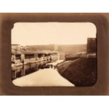 China. City wall running through Shanghai, by William Saunders, c. 1870