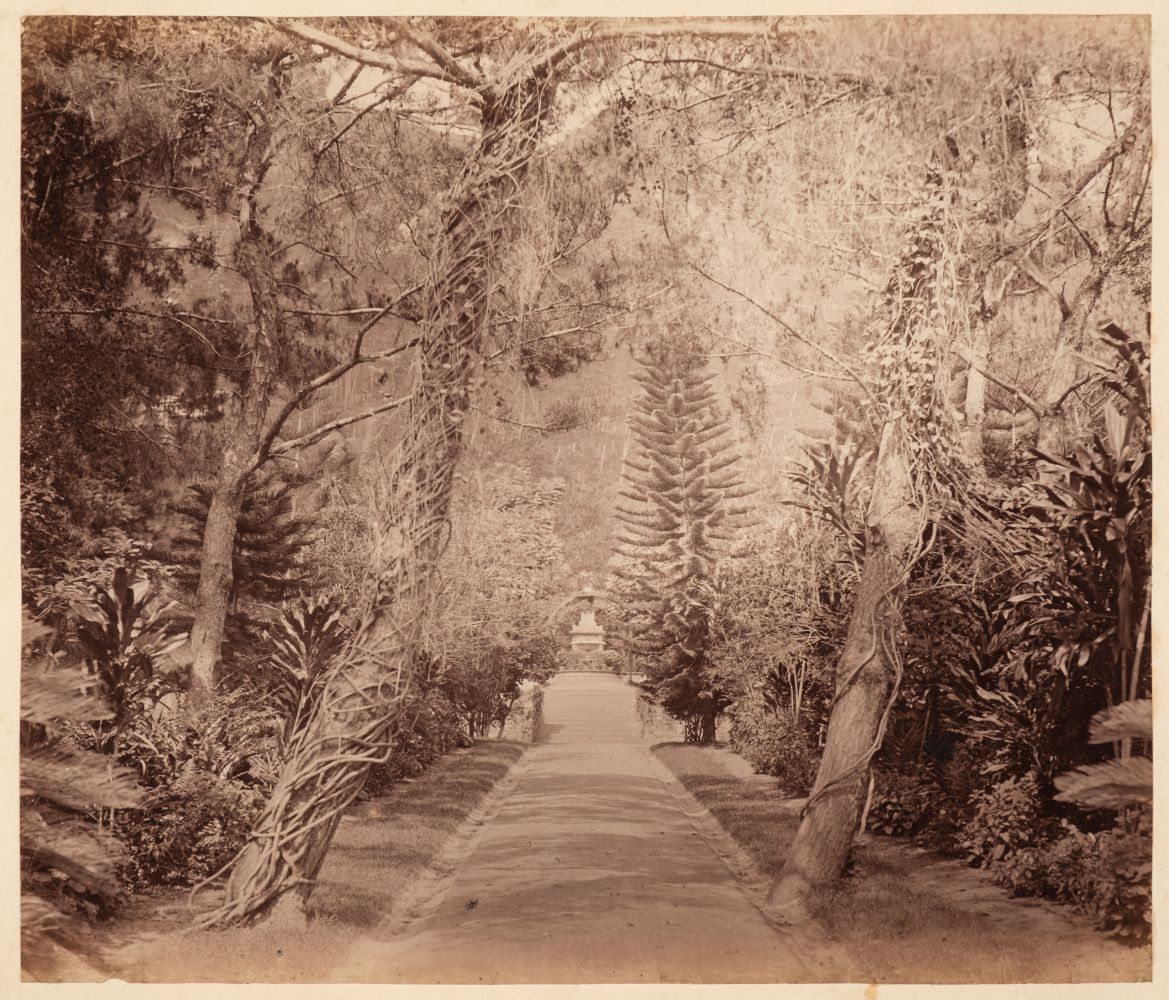 Hong Kong. Seven albumen print photographs, c. 1870 - Image 7 of 7