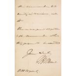 Brunel (Isambard Kingdom, 1806-1859), Autograph Letter Signed, 'I. K. Brunel', 1857