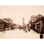 Ceylon. A view of Chatham Street, Colombo, c. 1880s
